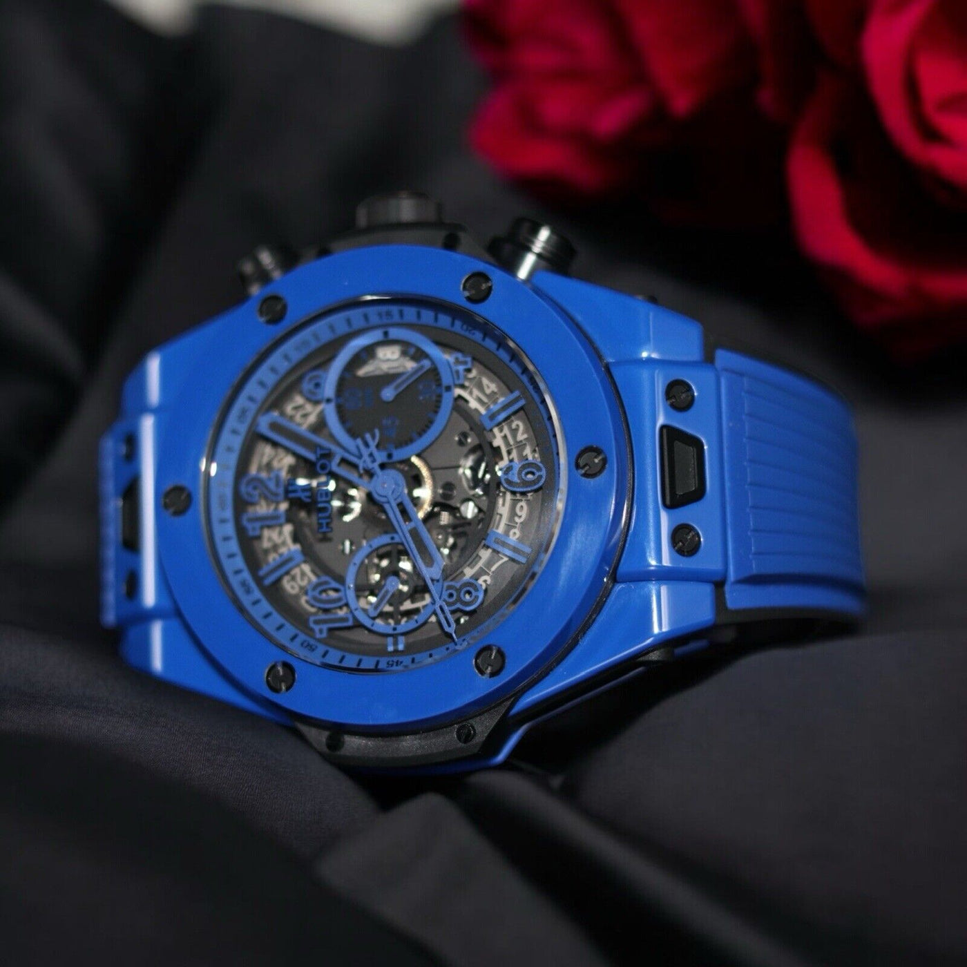 Hublot Big Bang Unico “Blue Magic” 411.ES.5119.RX MSRP $23,100 B&P