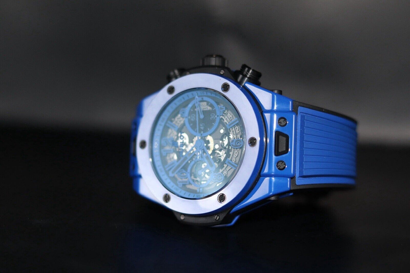 Hublot Big Bang Unico “Blue Magic” 411.ES.5119.RX MSRP $23,100 B&P