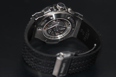 Hublot Big Bang 44mm Original Steel Diamonds  301.SX.130.RX.114 MSRP $20,100 B&P