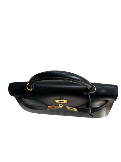 Hermes Kelly 35 Noir(Black) Box Calf with Gold Hardware Sellier 2001