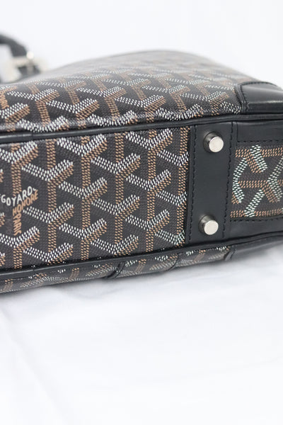 GOYARD Goyardine Ambassade Briefcase PM Black