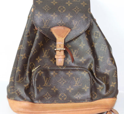 LOUIS VUITTON Montsouris MM Monogram Canvas Backpack - Lusso e Rosas