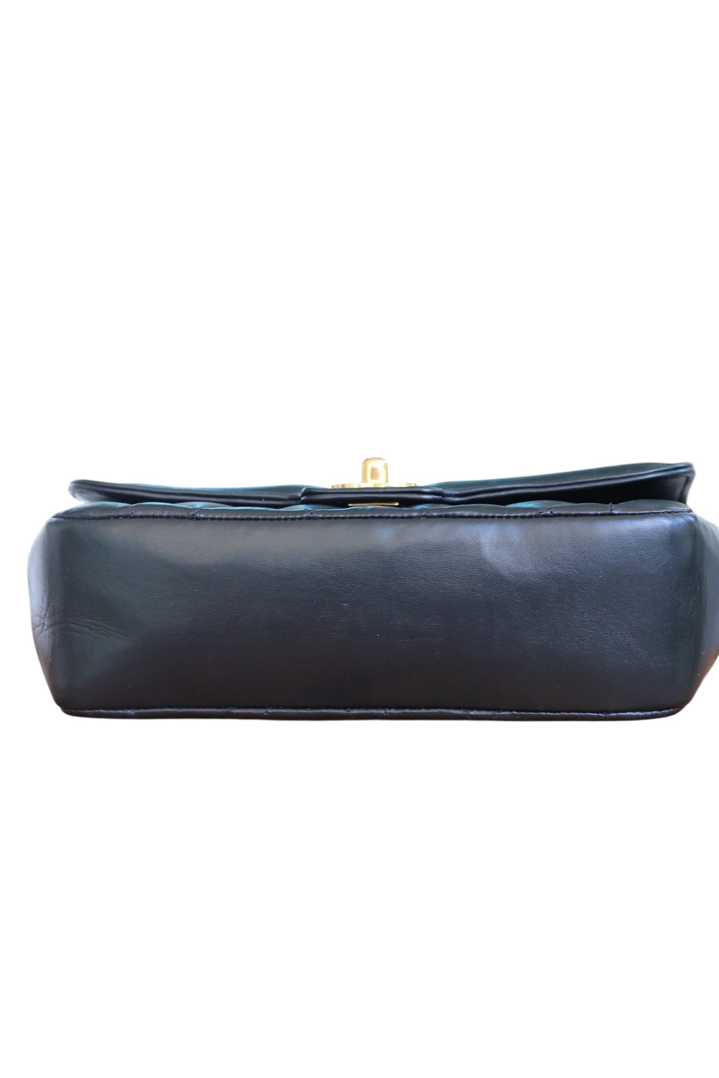CHANEL Classic Diana Vintage Flap Bag Quilted Lambskin Small Black