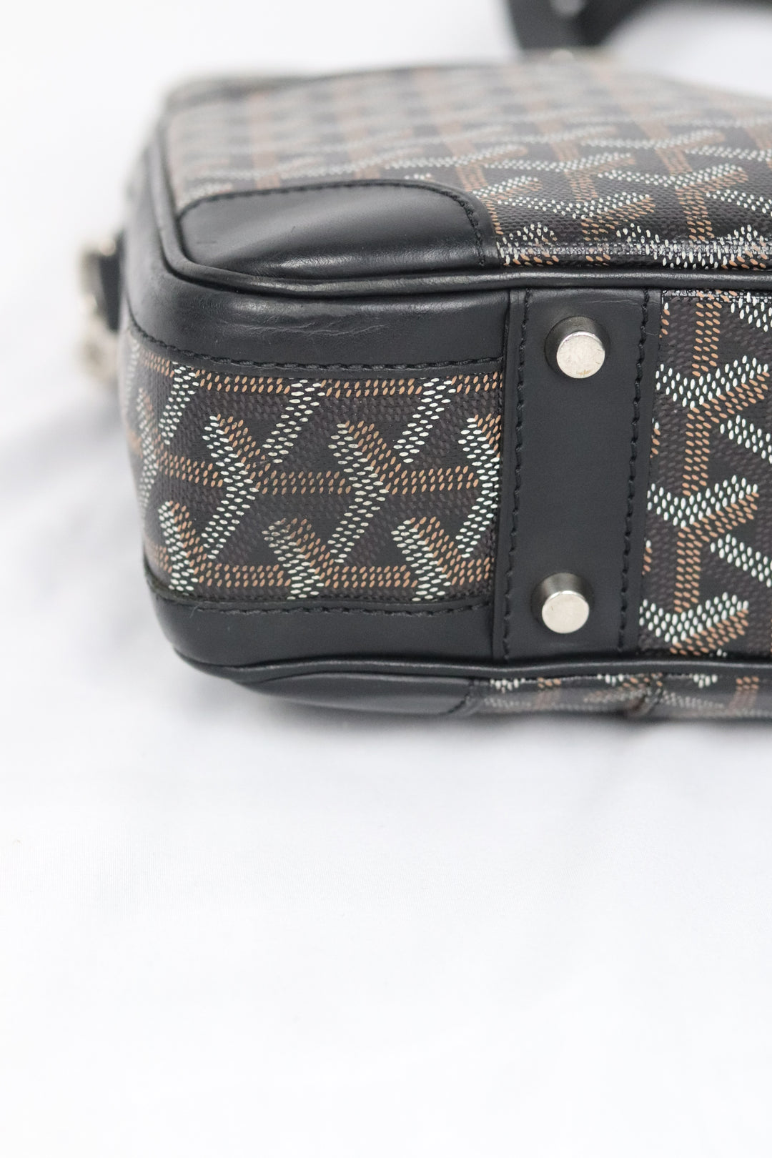 GOYARD Goyardine Ambassade Briefcase PM Black – Lusso e Rosas