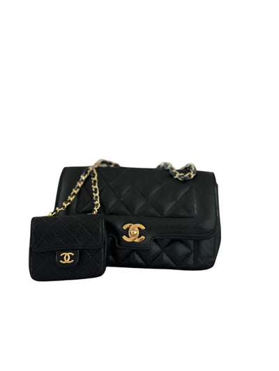 CHANEL Micro Matelasse Bag Charm