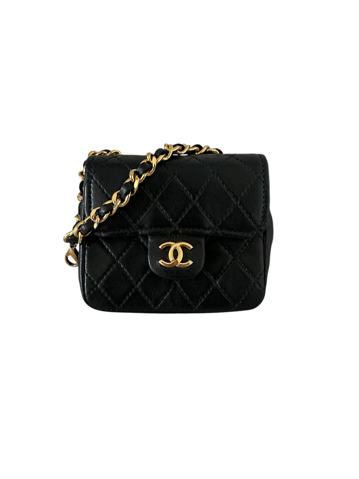 CHANEL Micro Matelasse Bag Charm