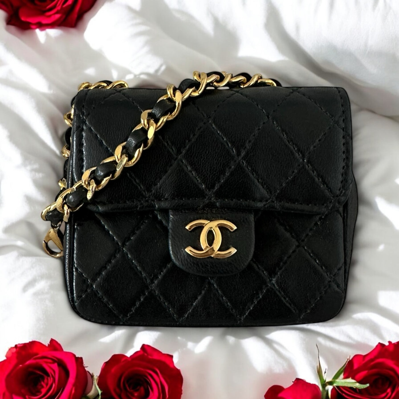 CHANEL Micro Matelasse Bag Charm