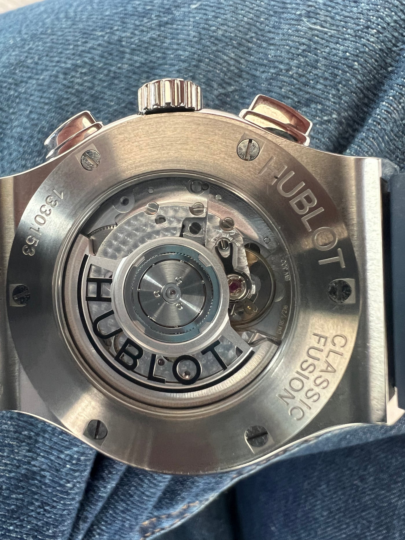 Hublot Classic Fusion Chronograph (Blue Dial)