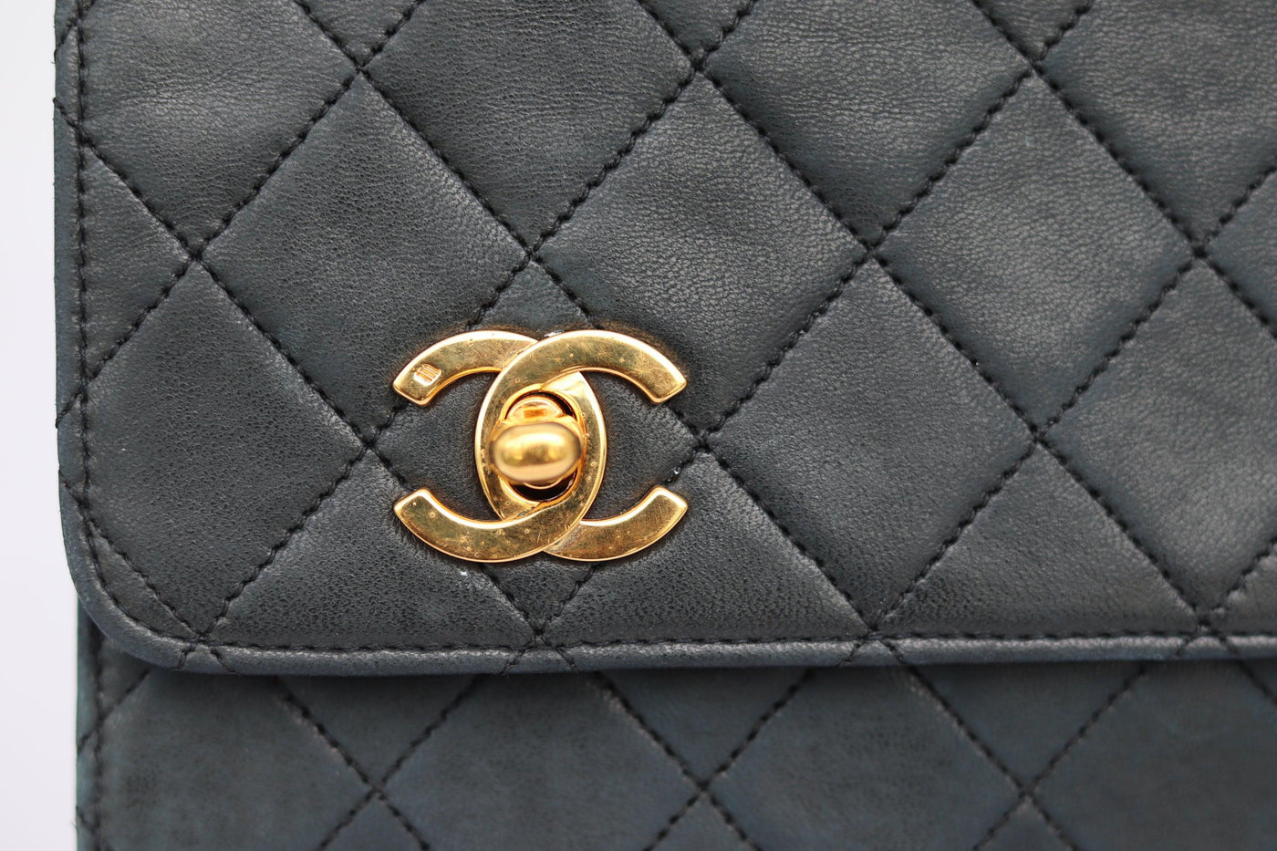 CHANEL Rare Rare Quilted Leather Quilted Chanel From 1999 