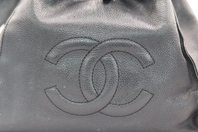 CHANEL Vintage CC Drawstring Bucket Bag Caviar Small - Lusso e Rosas