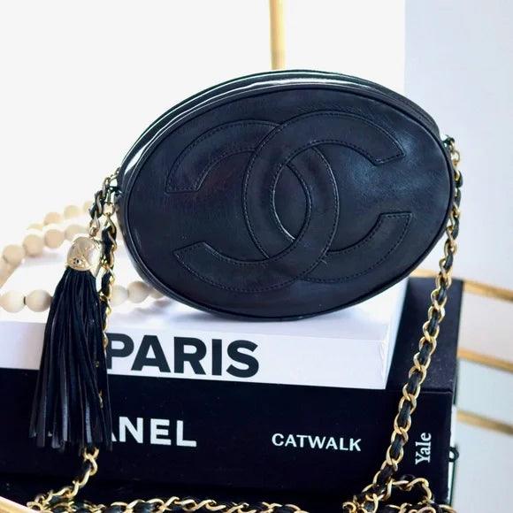 Pre-Owned Chanel CC Logo Tassel Crossbody Bag- 2245MQ44 